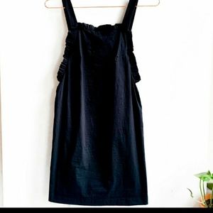 urban outfitters KB mini black dress ruffles